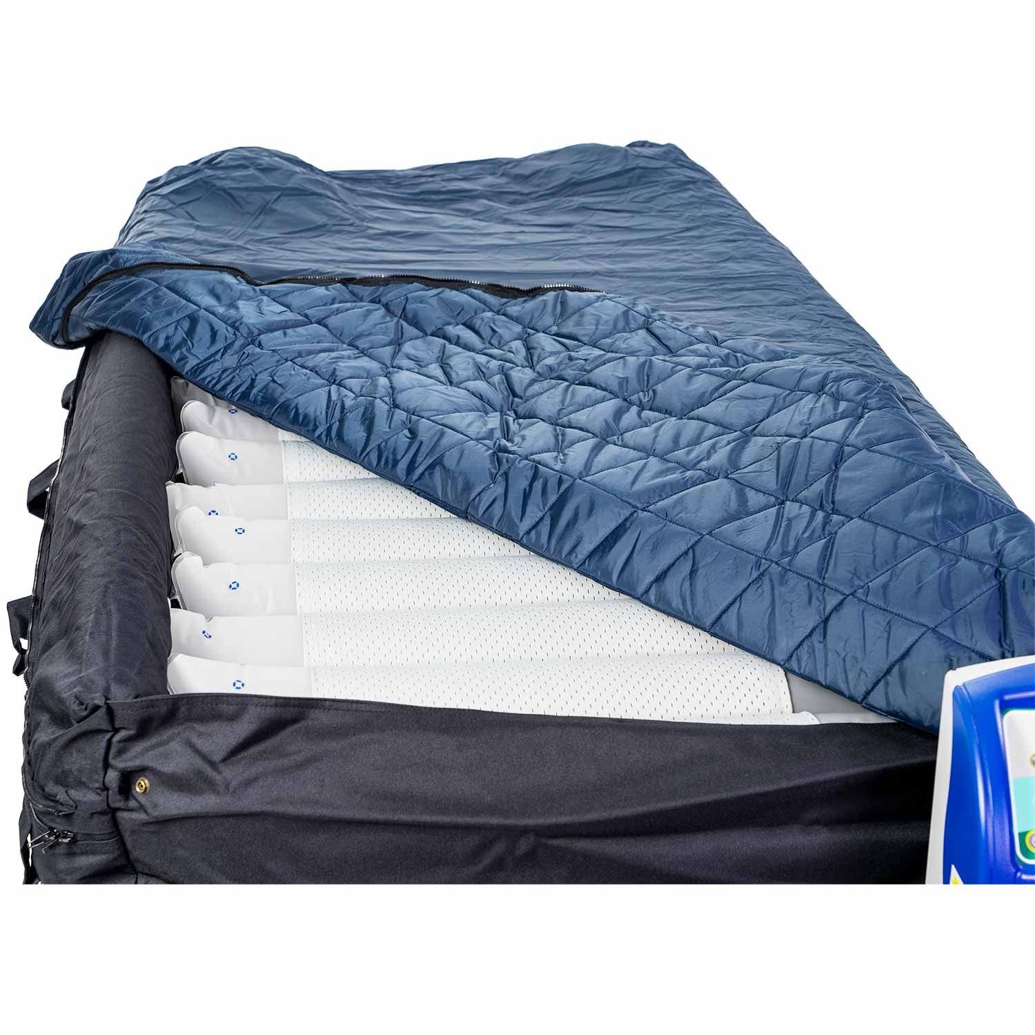 pruis_healthcare_duet_alternating_air_mattress_cover_folded_back Los